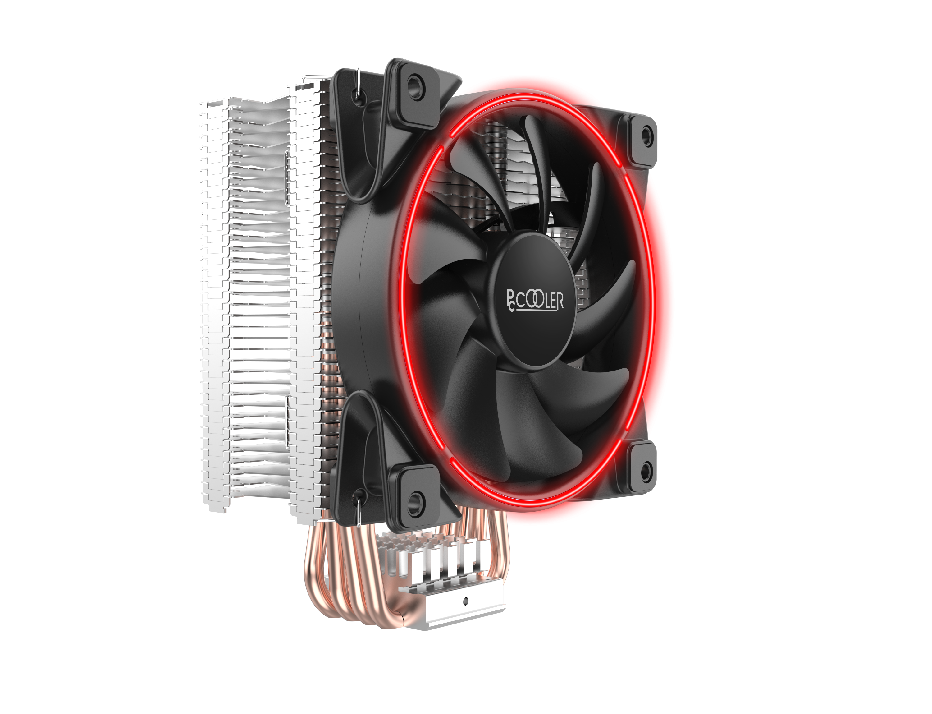 GI-X4R V2 CPU Kühler leuchtet in Rot - Bild 1