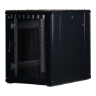 15 HE 19" Serverschrank mit Gitternetz-Türen, niedrige Bauhöhe zum Aufstellen unter Schreibtischen (BxTxH) 600x800x769mm
