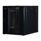 18 HE 19" Serverschrank mit Gitternetz-Türen vorne und hinten (BxTxH) 800x1000x1000mm