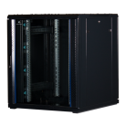 18 HE 19" Serverschrank mit Glastür (BxTxH) 800x800x1000mm