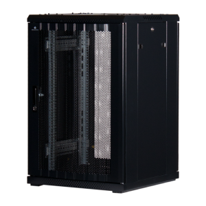 18 HE 19" Serverschrank mit Gitternetz-Türen vorne und hinten (BxTxH) 600x600x1000mm