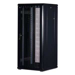 27 HE 19" Serverschrank mit Gitternetz-Türen vorne und hinten (BxTxH) 600x600x1400mm