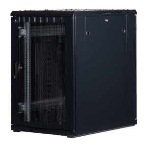 18 HE 19" Serverschrank mit Gitternetz-Türen vorne und hinten (BxTxH) 600x800x1000mm