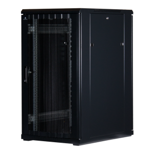 22 HE 19" Serverschrank mit Gitternetz-Türen vorne und hinten (BxTxH) 600x800x1200mm