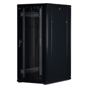 27 HE 19" Serverschrank mit Gitternetz-Türen vorne und hinten (BxTxH) 600x800x1400mm