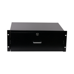 4 HE 19" Abschließbare Schublade