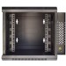 6 HE 10 Zoll Serverschrank - 450mm tief - schwarz - komplett montiert - 4