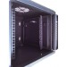 6 HE 10 Zoll Serverschrank - 450mm tief - schwarz - komplett montiert - 9